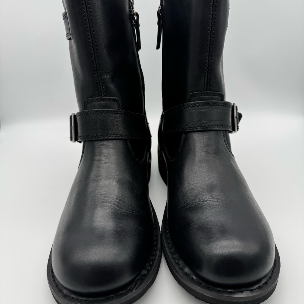 Harley-Davidson Women's 10 Barlyn 6-Inch Engineer Black Motorcycle Boots, D84721 - Picture 4 of 13